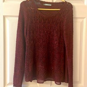 Beautiful Maroon Sweater